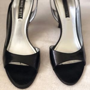 Nine West Black High Heel Sandals